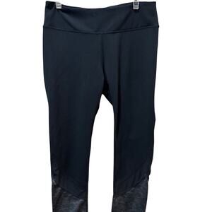 Gaiam leggings black with grey size M
